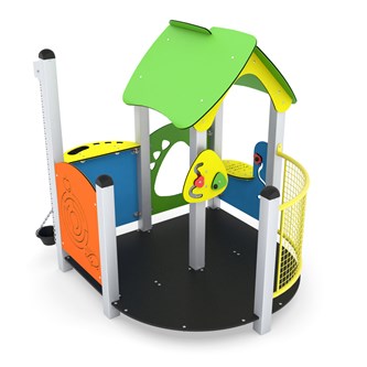 MINISWEET lekhus L stål