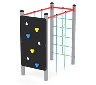 CLIMBOO gymnastikkub mini varmförzinkad ytmontering