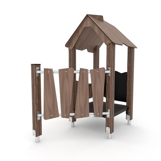 WOODEN WD lekhus med staket