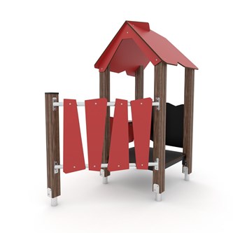 WOODEN WD lekhus med staket