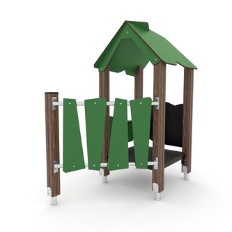 WOODEN WD lekhus med staket