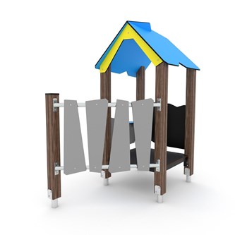 WOODEN WD lekhus med staket
