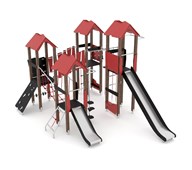 WOODEN WD multilek M, HPL-plattformar ytmontering