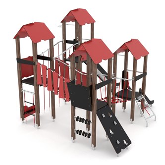 WOODEN WD multilek M, HPL-plattformar ytmontering