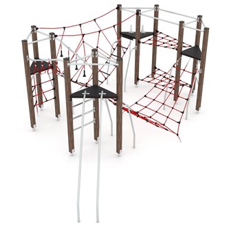 WOODEN klätterställning XL