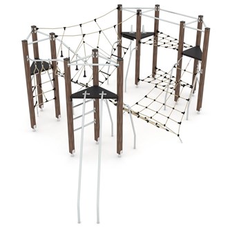 WOODEN klätterställning XL