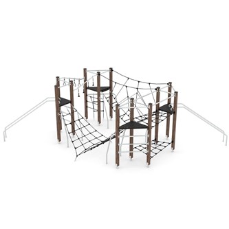 WOODEN klätterställning XL