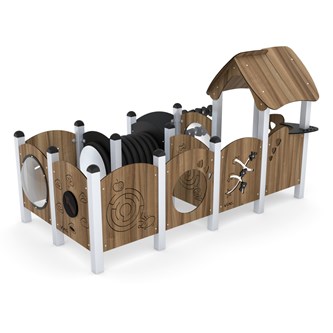 MINISWEET lekhus med lekpaneler