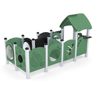 MINISWEET lekhus med lekpaneler