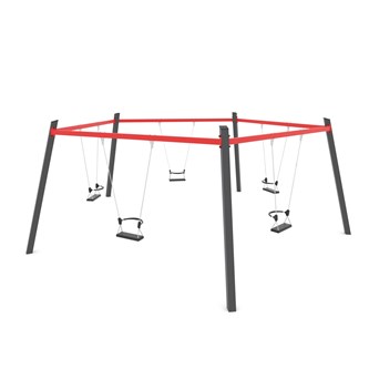 SWING ST gungställning (inkl 5 gungsitsar med bygel)