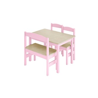 Lina bord, 2 stolar, 1 soffa, färg