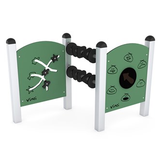 SOLO geometriska figurer abakus-klocka