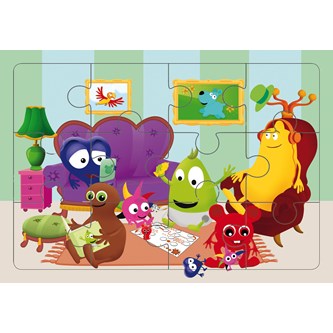 Babblarna Pussel, Vardagsrum