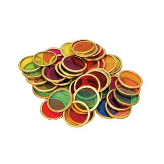 Färgade brickor 100-pack