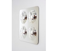 Spegel med 4 kupoler