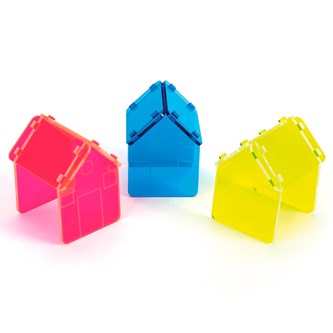 Hus i byggsats för ljusbord 3-pack