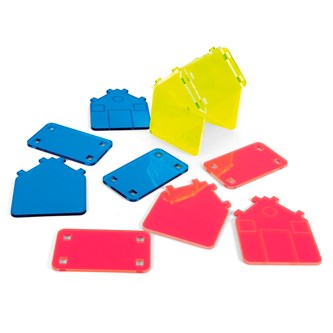 Hus i byggsats för ljusbord 3-pack