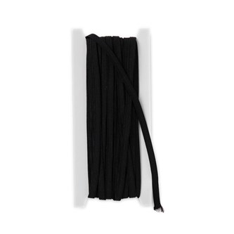 Resårband 6 mm svart