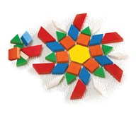 Mönsterbitar i trä 250-pack