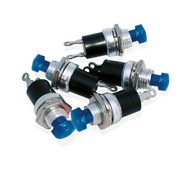 Tryckströmbrytare blå 10-pack