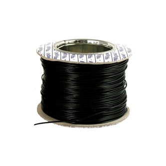 El-kabel svart 100 m rulle EKUX