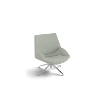 Fåtölj Size med högt kryss silver