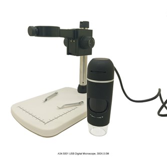USB-mikroskop m stativ