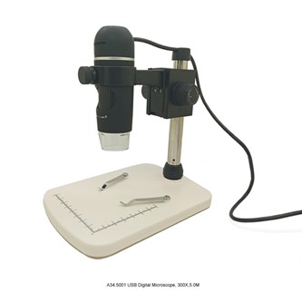 USB-mikroskop m stativ