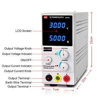 Spänningsaggregat DC 0-30 V