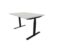 Skrivbord Work FSC BX 120x80 cm, svart stativ