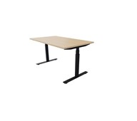 Skrivbord Chat FSC BX 120x80 cm, svart stativ