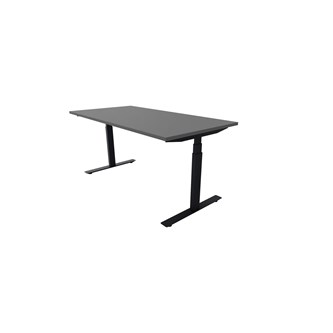 Skrivbord Work 160x80 cm E-motion svart stativ