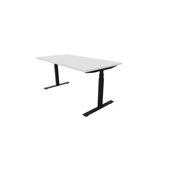 Skrivbord Work FSC BX 160x80 cm, svart stativ