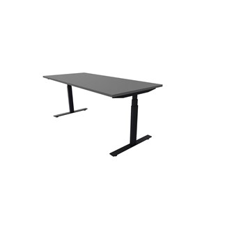 Skrivbord Work 180x80 cm E-motion svart stativ