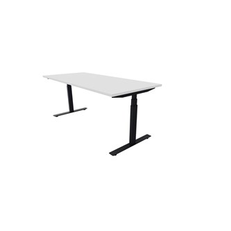 Skrivbord Work FSC BX 180x80 cm, svart stativ