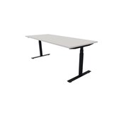 Skrivbord Chat FSC BX 200x80 cm, svart stativ