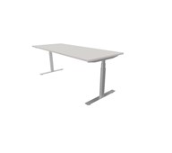 Skrivbord Chat FSC BX 200x80 cm, silver stativ