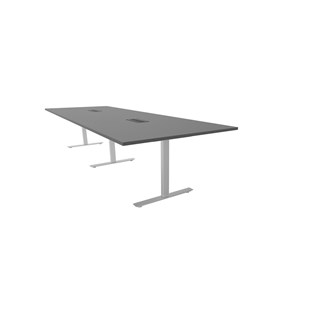 Konferensbord Talk 270x120x72 cm T-stativ silver