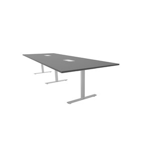 Konferensbord Talk 270x120x72 cm T-stativ silver