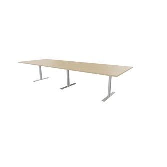 Konferensbord Talk 270x120x72 cm T-stativ silver