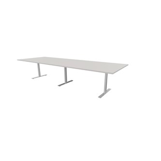Konferensbord Talk 270x120x72 cm T-stativ silver