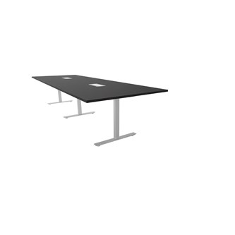 Konferensbord Talk 270x120x72 cm T-stativ silver