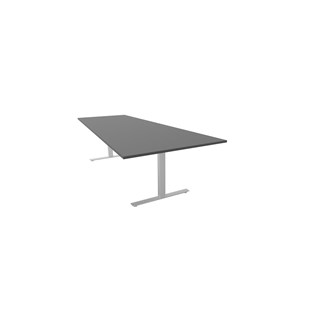 Konferensbord Talk 270x90/120 cm Video T-stativ silver