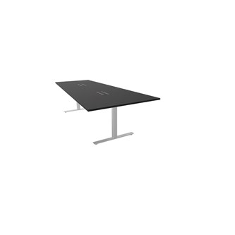 Konferensbord Talk 270x90/120 cm Video T-stativ silver