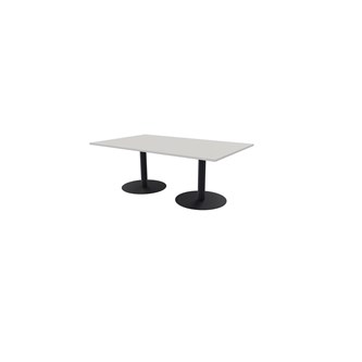 Konferensbord Talk 200x120x74 cm pelarstativ svart