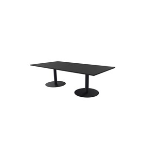 Konferensbord Talk 240x120x74 cm pelarstativ svart