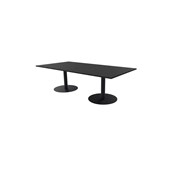 Konferensbord Talk 240x120x74 cm pelarstativ svart