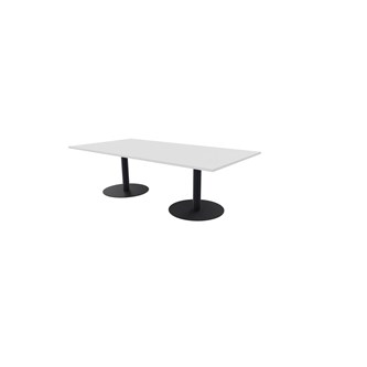 Konferensbord Talk 240x120x74 cm pelarstativ svart