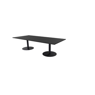 Konferensbord Talk 270x120x74 cm pelarstativ svart