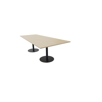 Konferensbord Talk 240x90/120x74 cm Video pelarstativ svart